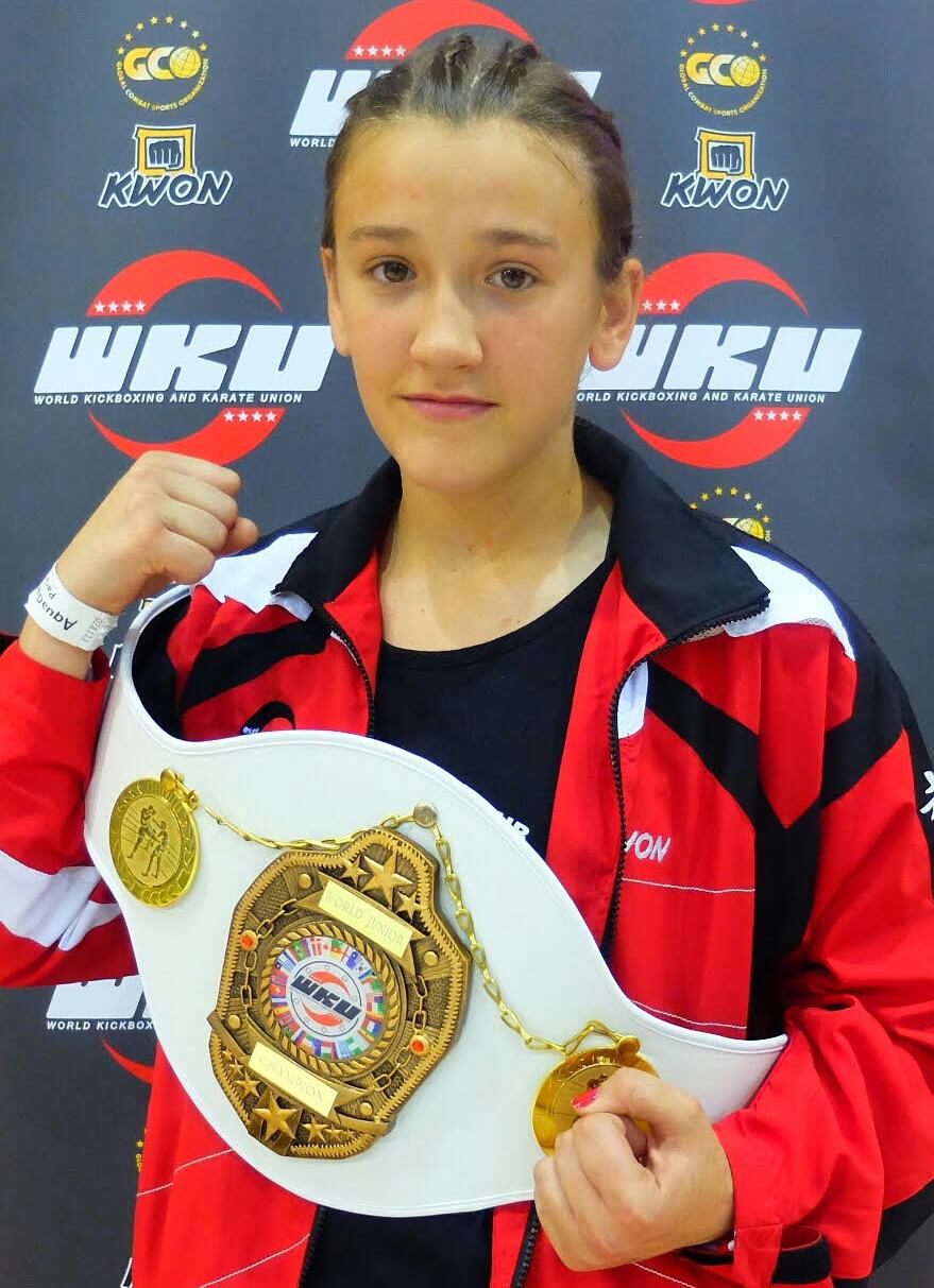 World Champion Kickboxer is Pride of Longhill Longhill High School